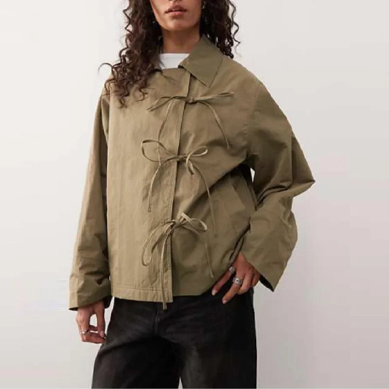 Стильные крутые куртки с галстуком-бабочкой - Фотография_2