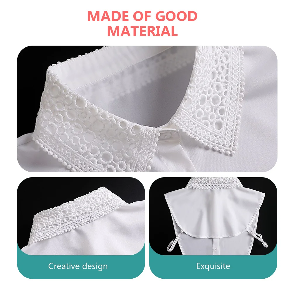 Легкий вес с накладным кружевным воротником