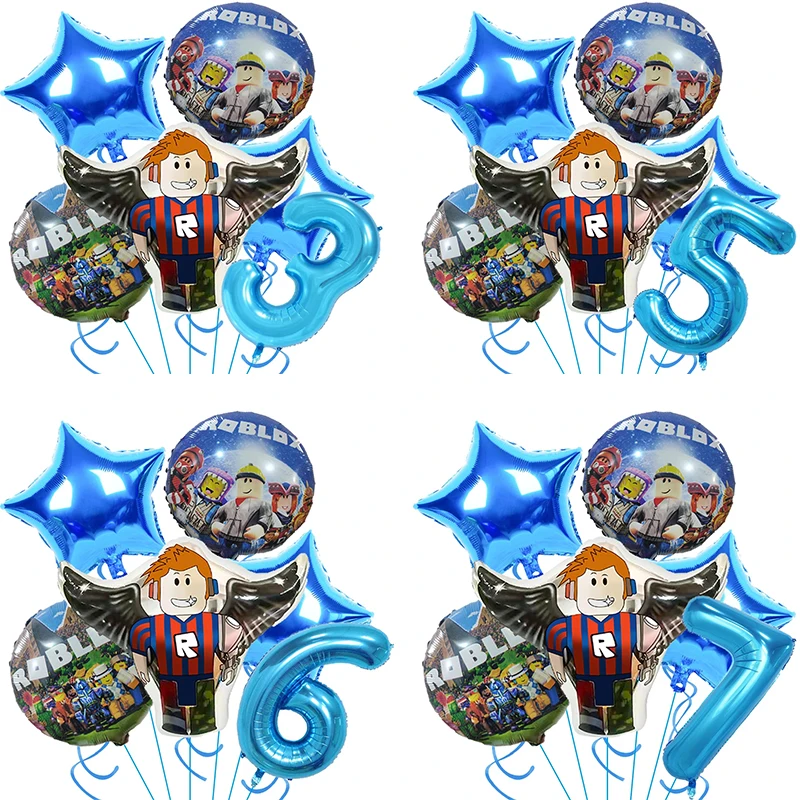 Roblox набор воздушных шаров из фольги на день рождения