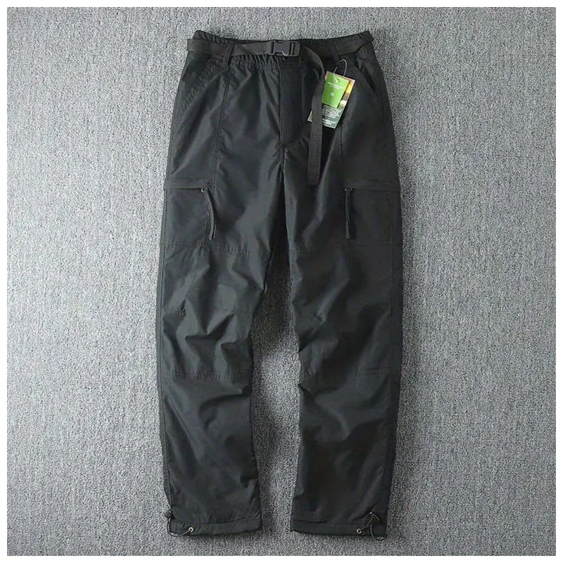 Осенне-зимние корейские винтажные брюки в стиле харадзюку - Фотография_3