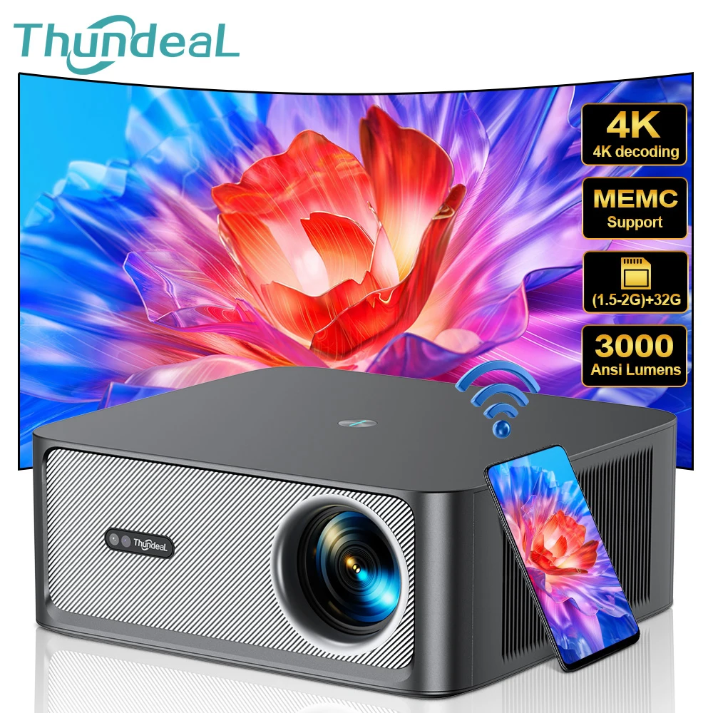Портативный проектор thundeal td98pro