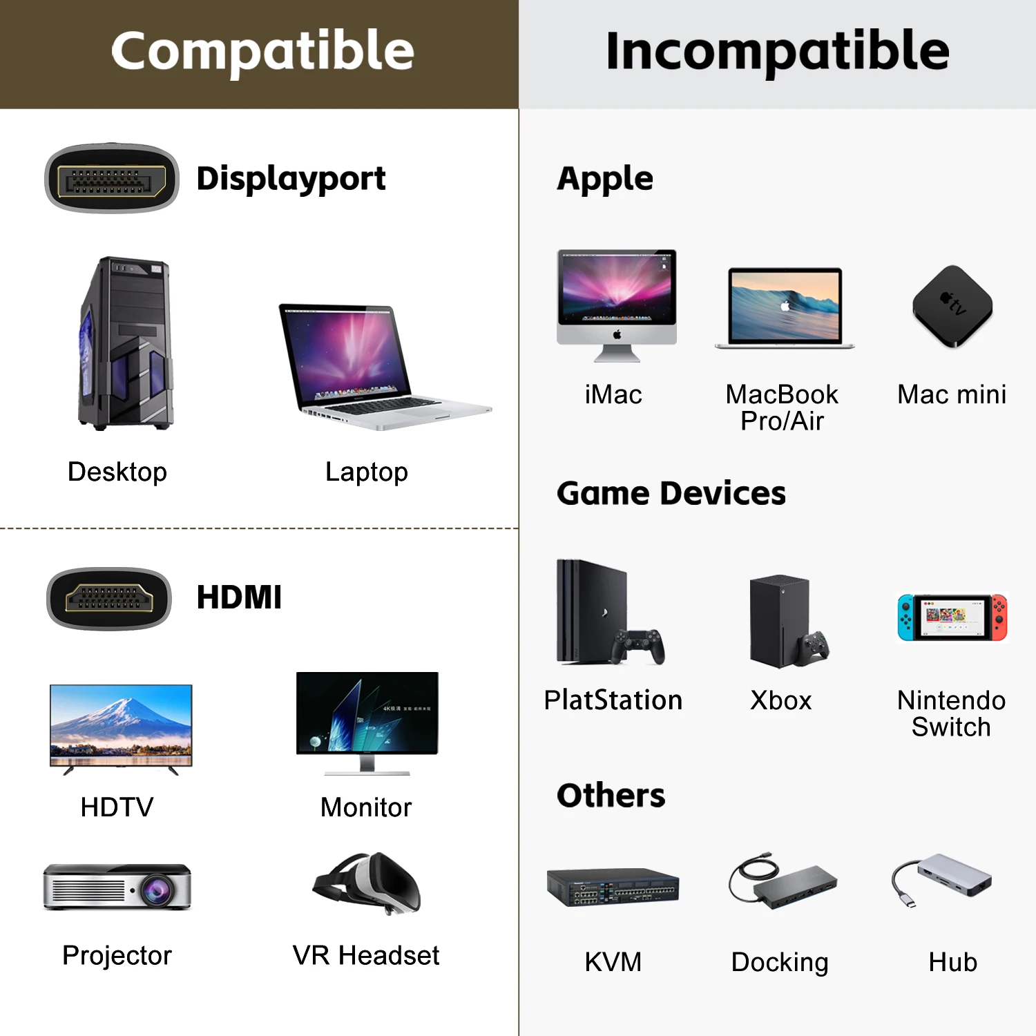 Кабель 8k displayport-hdmi - Фотография_4