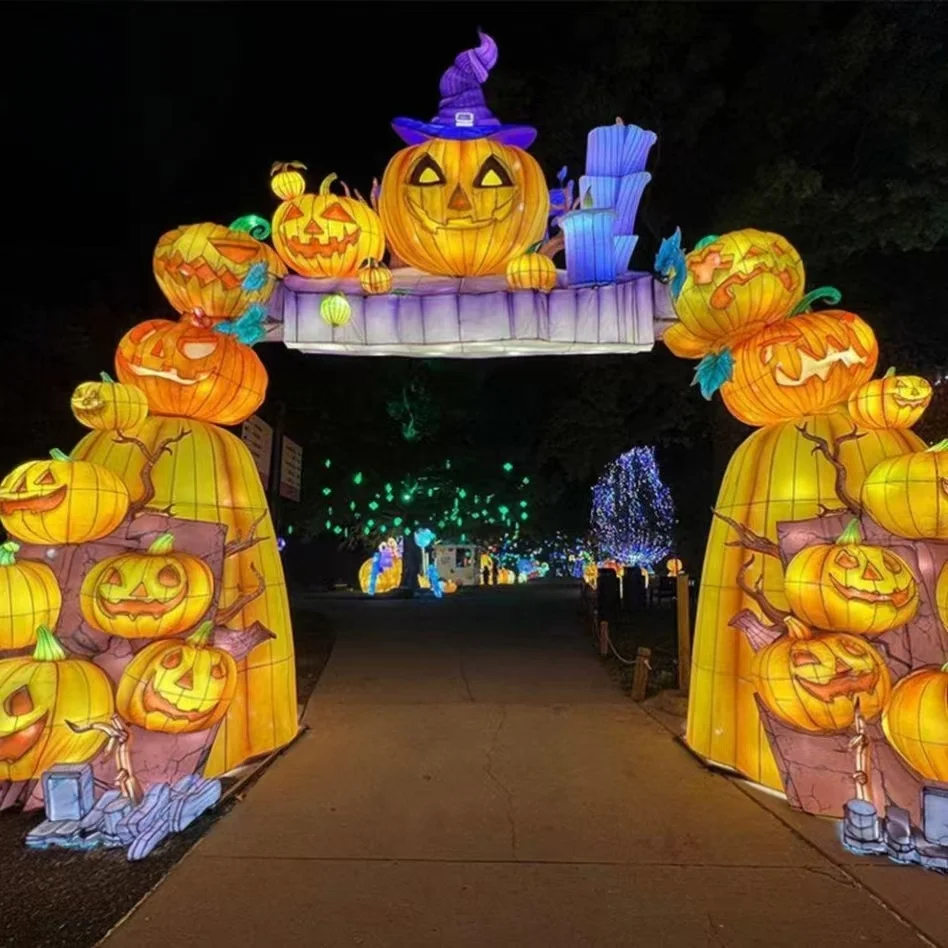 Украшения хэллоуин тыква узор подарок - Фотография_6