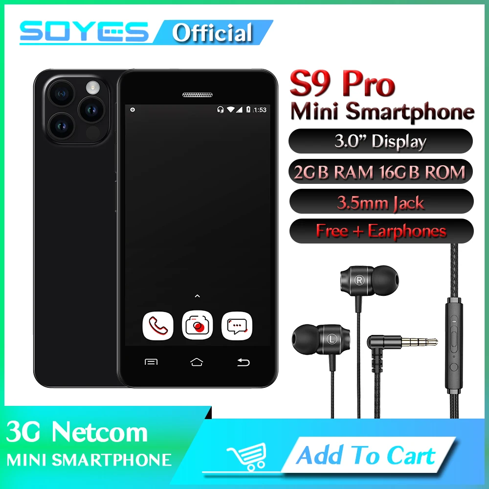 Смартфон s9 pro mini на базе android 3