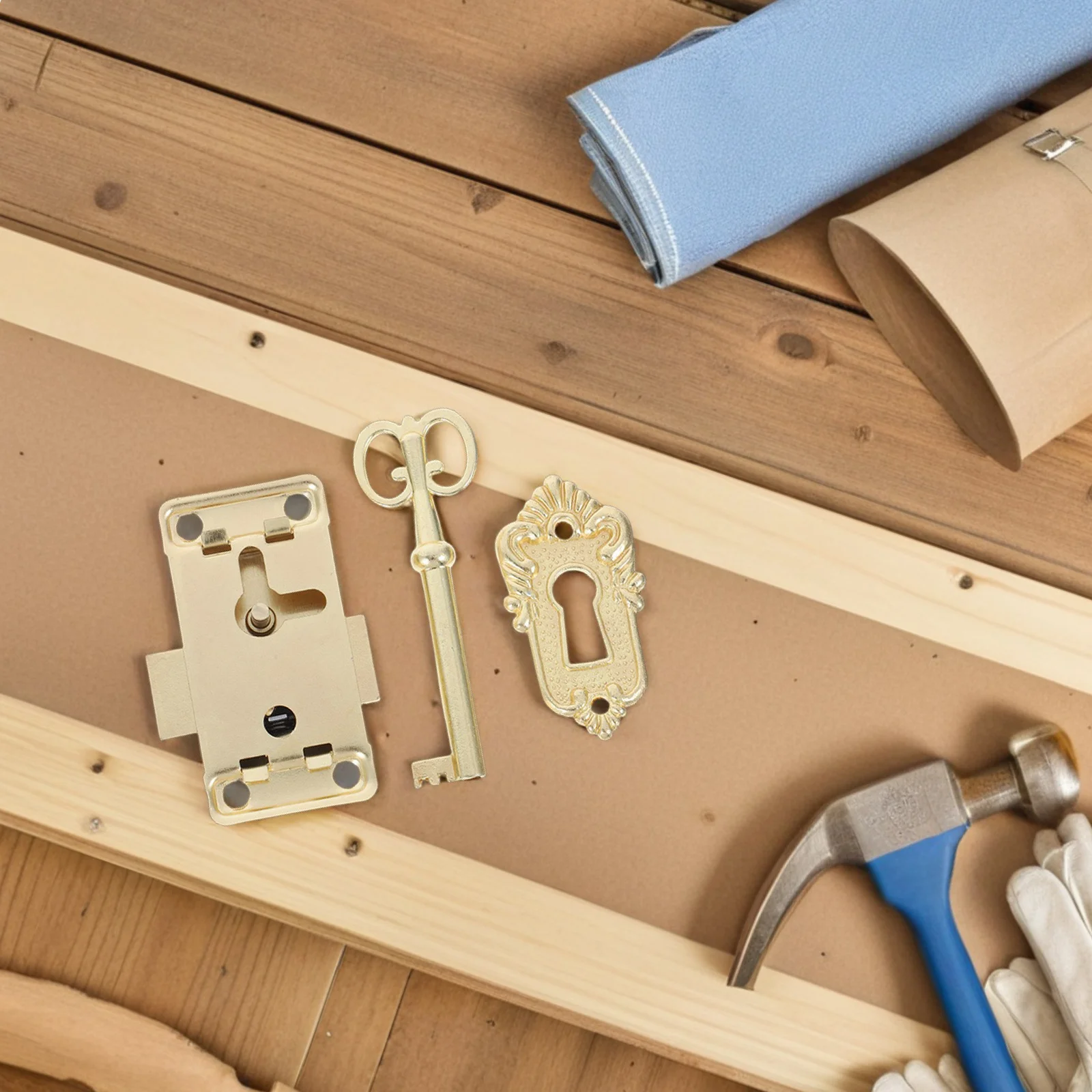 1 комплект, винтажный замок для шкафа - Фотография_6