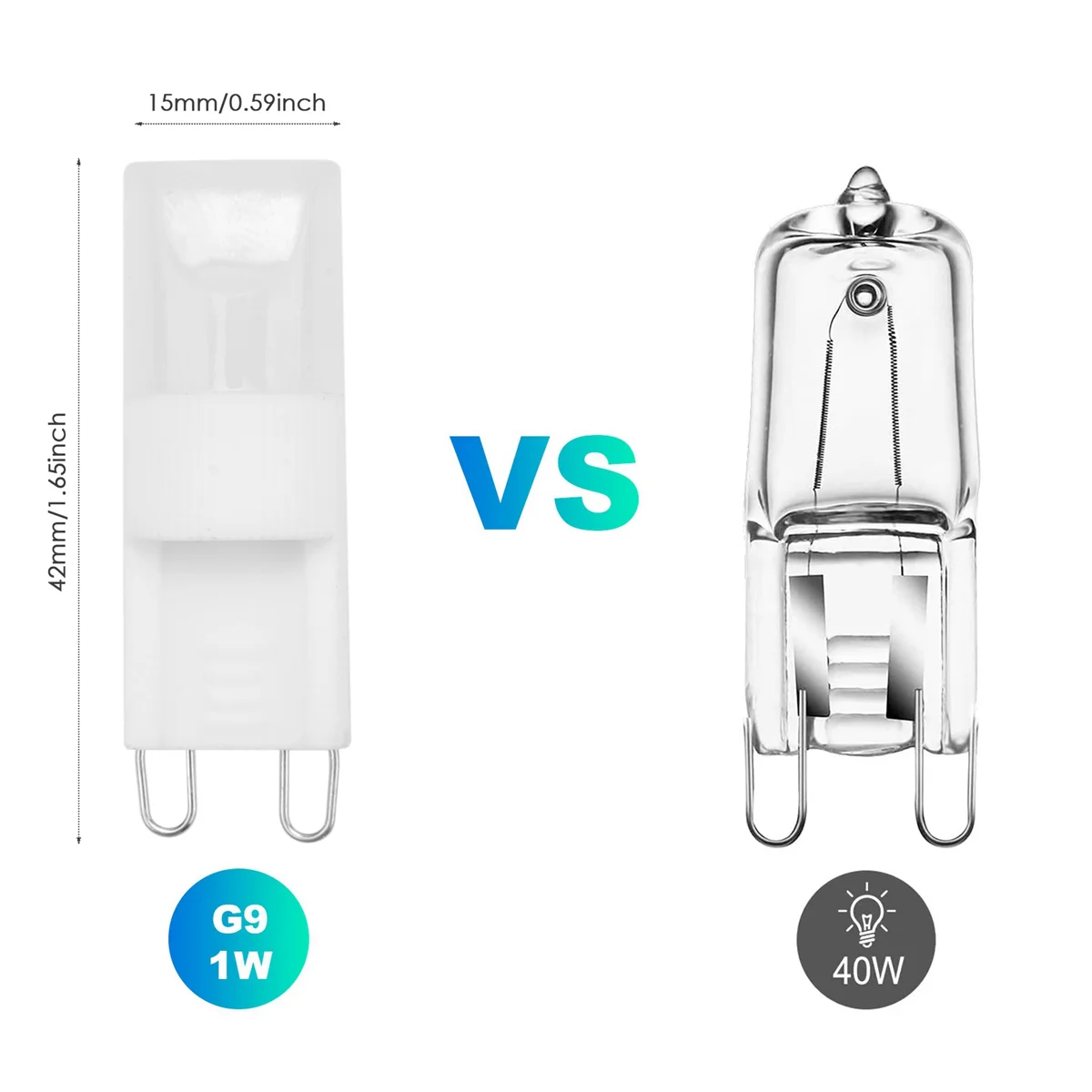 A71p 6x g9 теплый белый светодиодный - Фотография_4