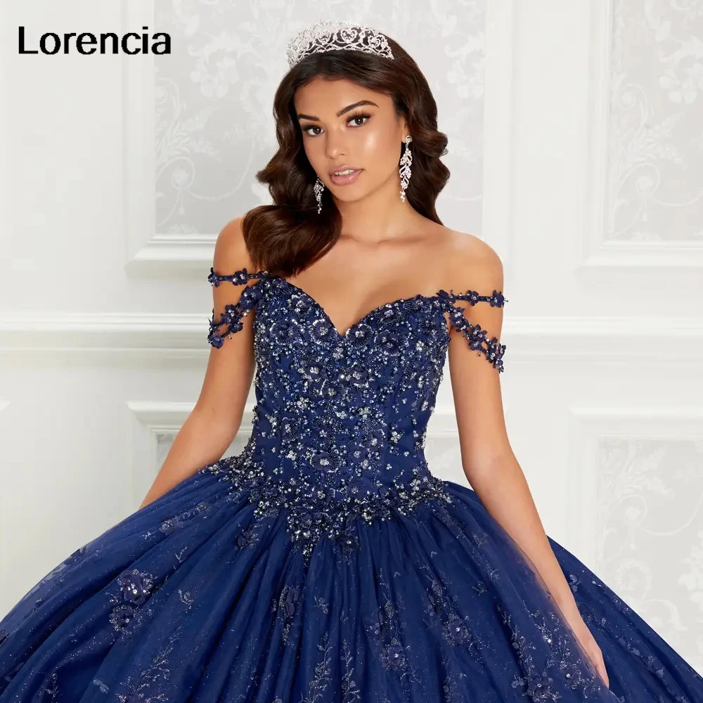 Lorencia блестящее темно-синее - Фотография_3