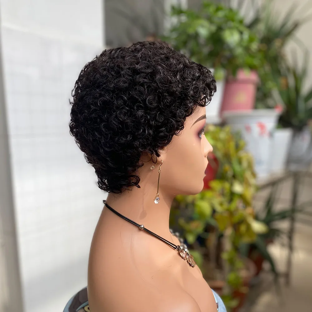 Pixie curly 100% парик из натуральных - Фотография_4