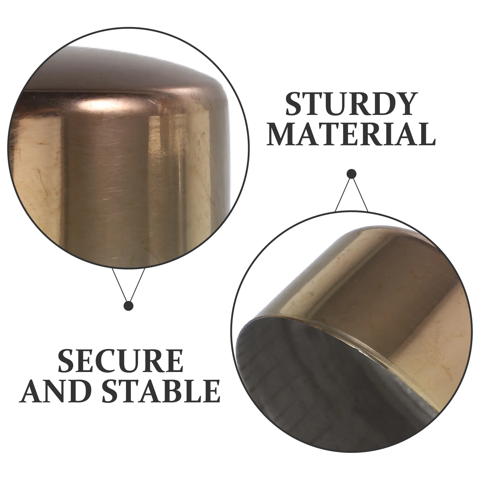 Торцевые заглушки для перил из нержавеющей стали - Фотография_2