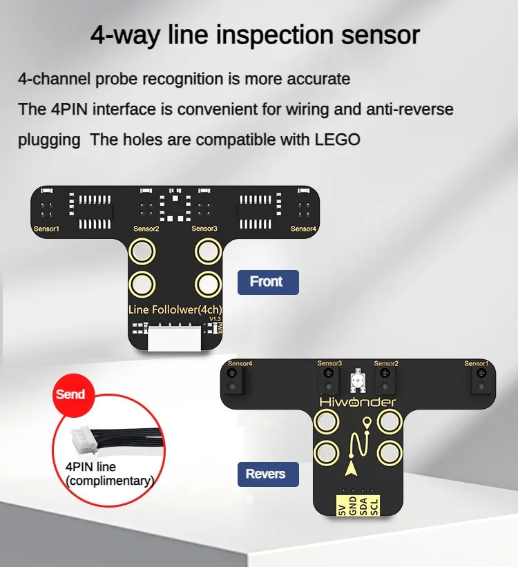 4-полосный модуль слежения - Фотография_4