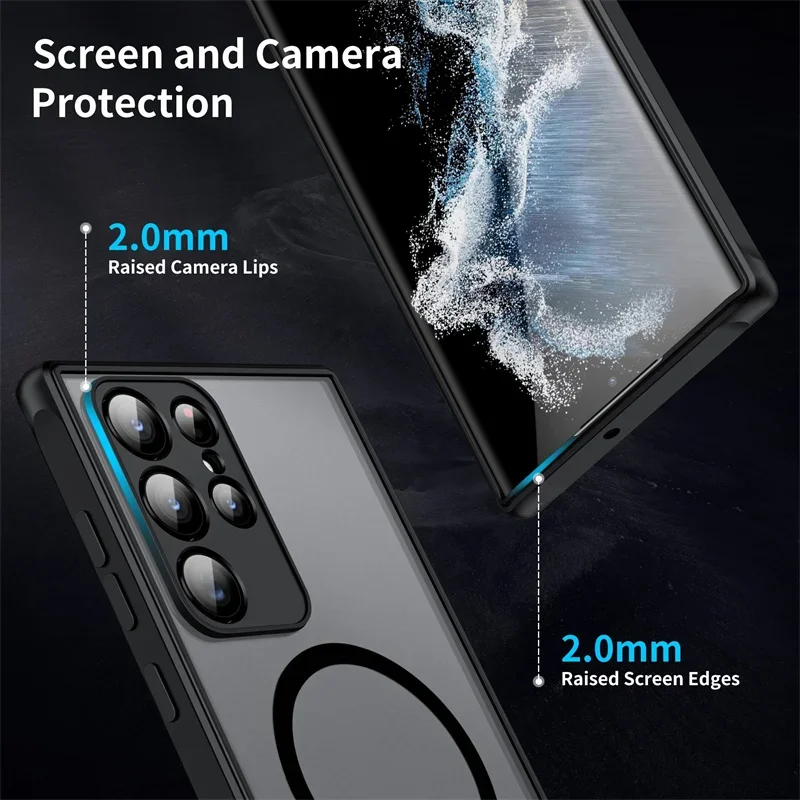 Матовый магнитный чехол для samsung - Фотография_3