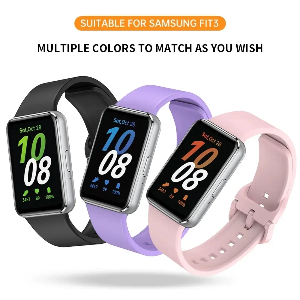 Силиконовый ремешок для samsung galaxy fit 3 - Фотография_4