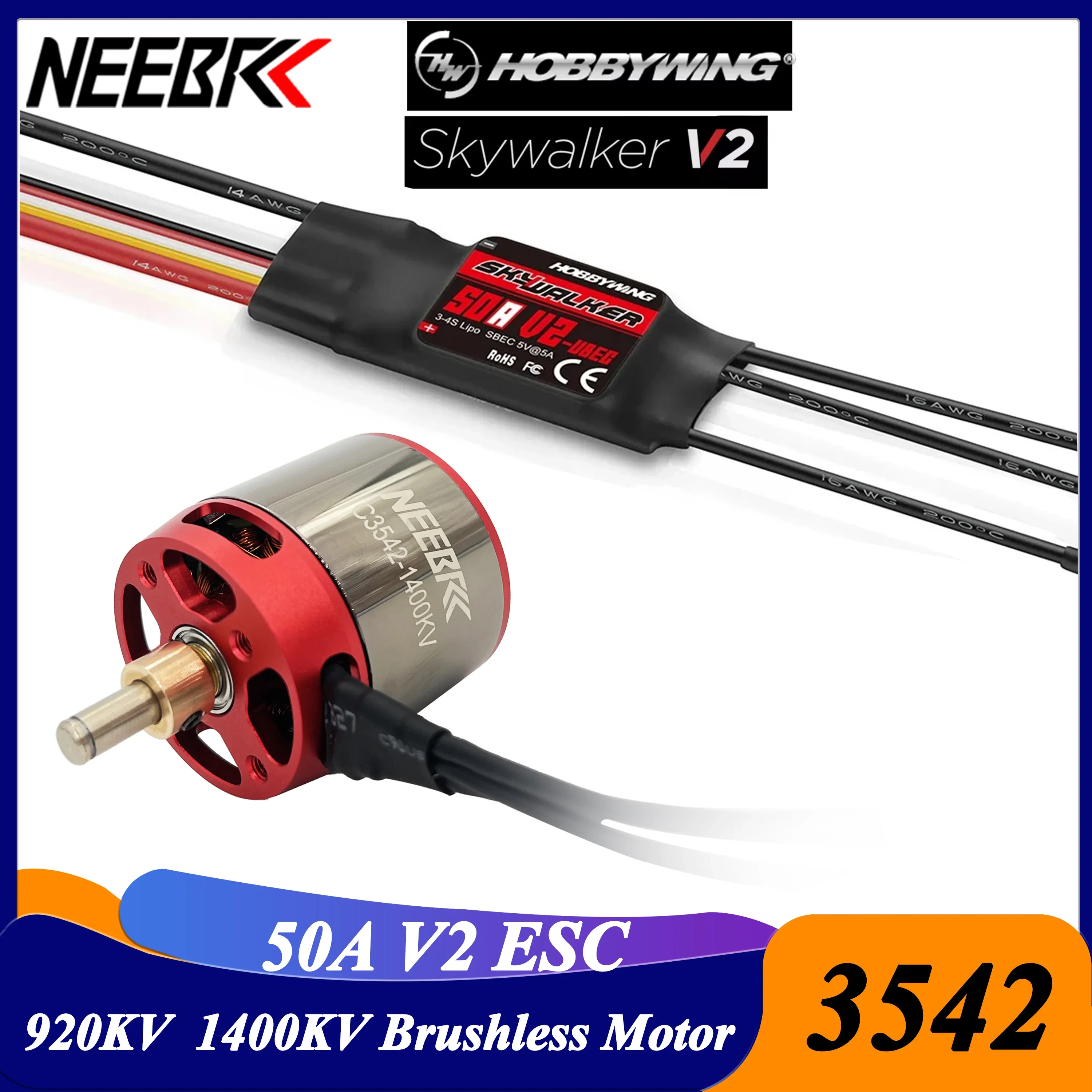 Hobbywing skywalker 50a v2 esc