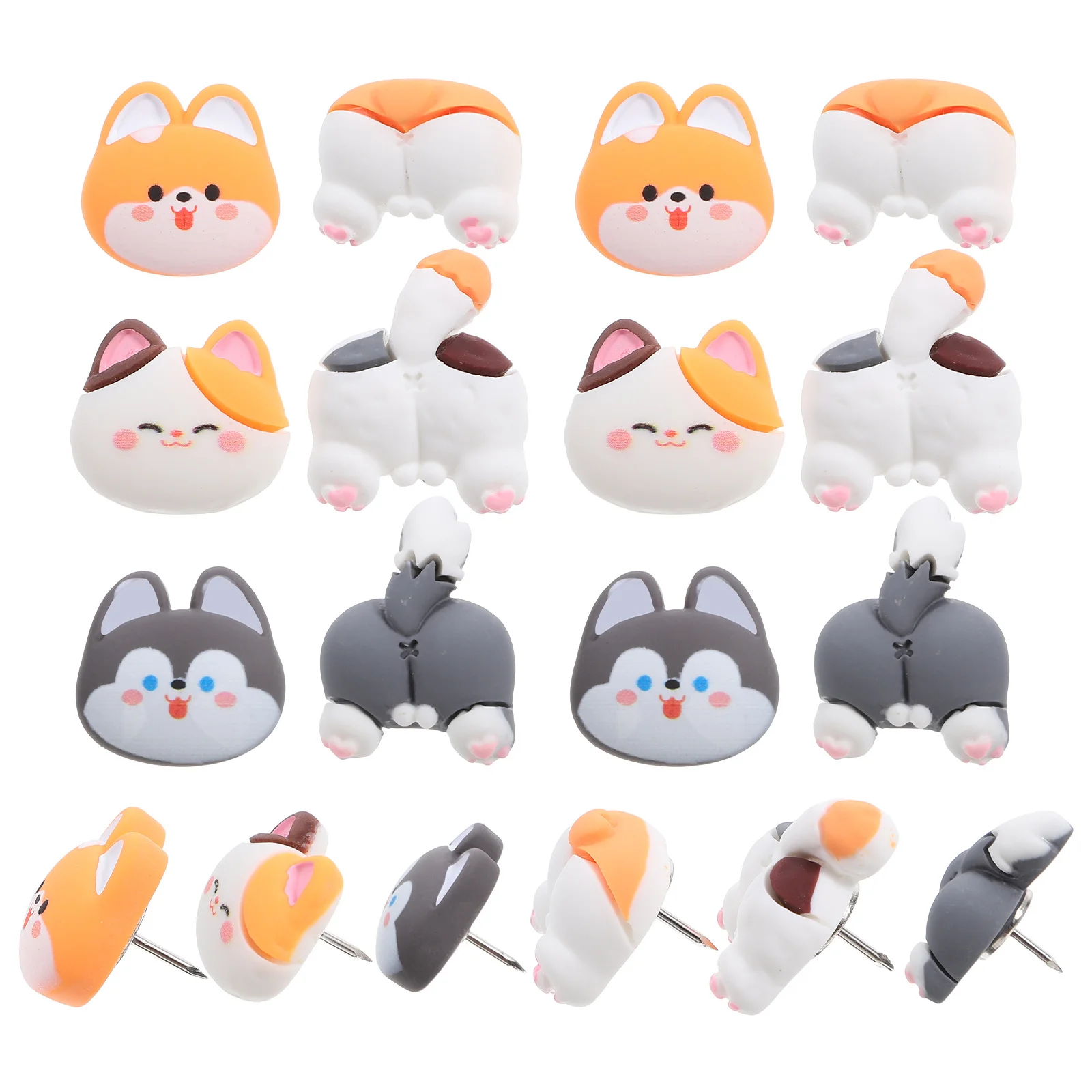 Канцелярские кнопки с животными - Фотография_6