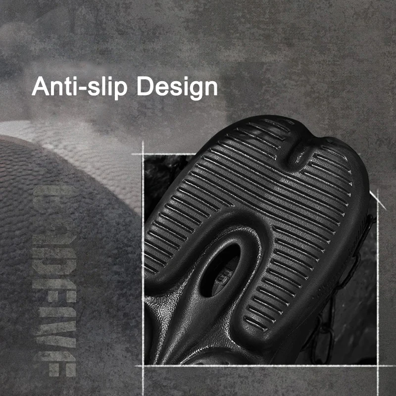 Мужские уличные тапочки li-ning badfive slide og - Фотография_2
