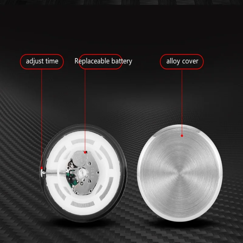 Мини-автомобильные кварцевые часы - Фотография_4