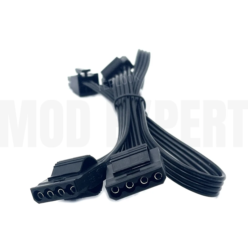 6-контактный на 3-контактный 4-контактный прямой кабель питания molex - Фотография_3