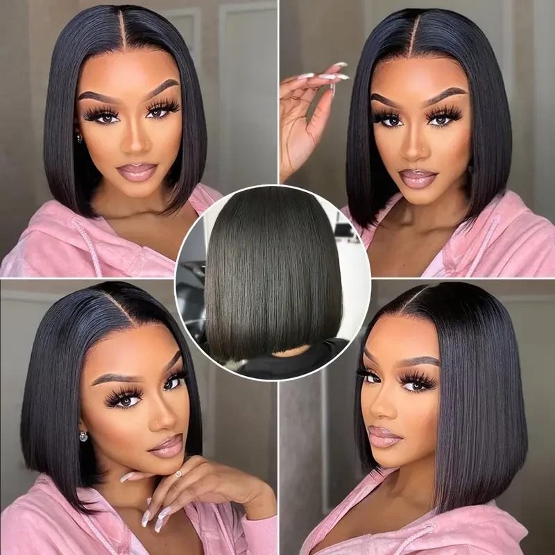 Bone straight короткие парики боб - Фотография_5