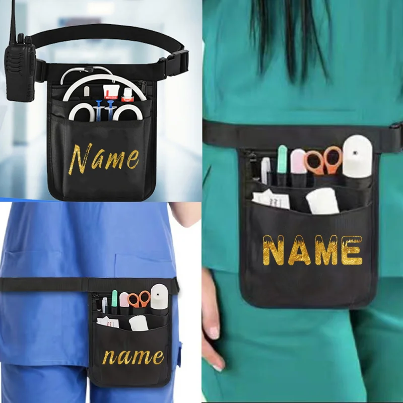 Настраиваемая черная поясная сумка - Фотография_5