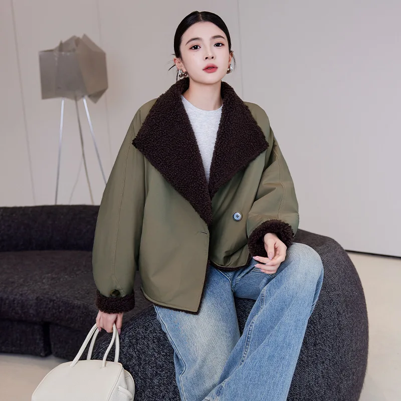 Женская двусторонняя парка - Фотография_4