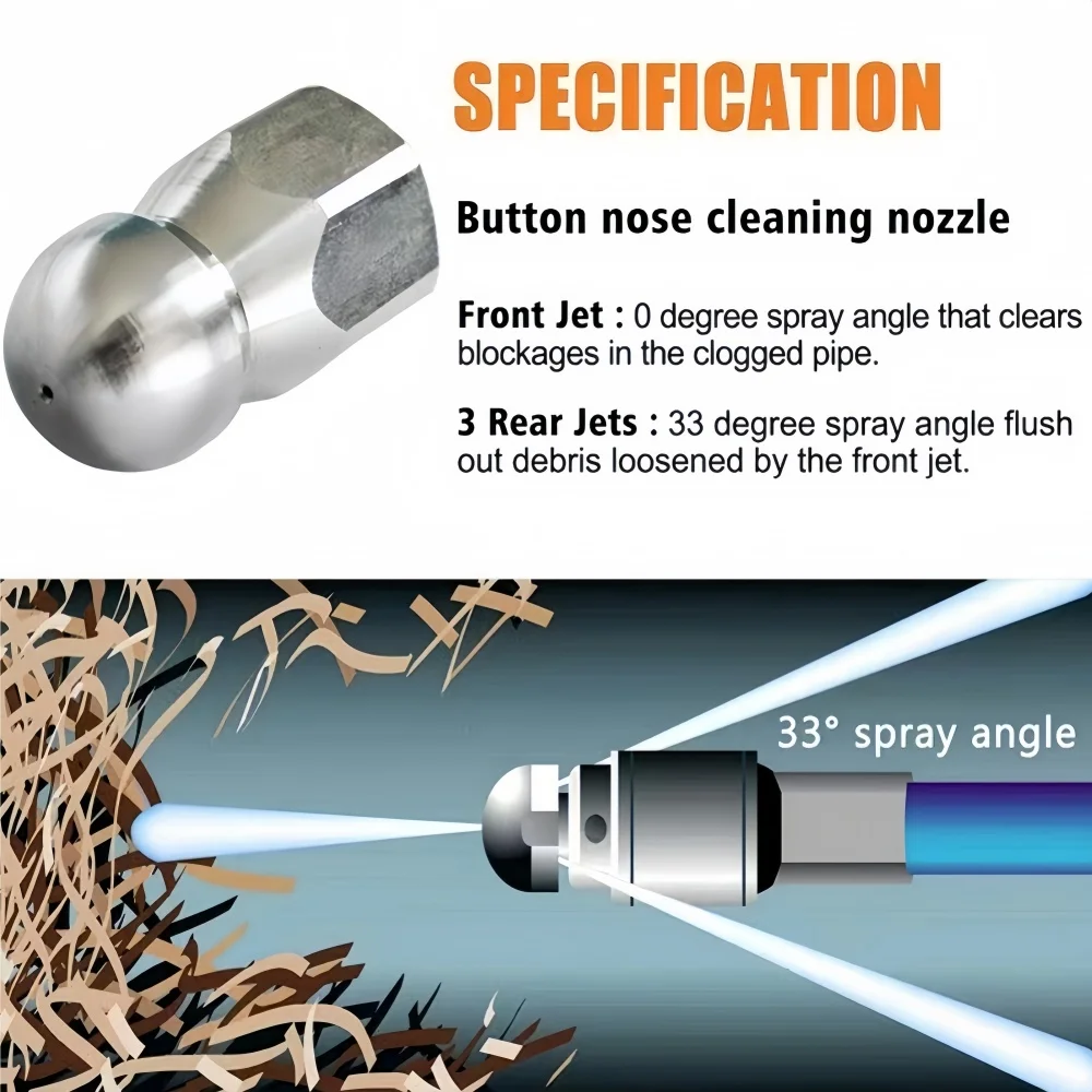 Шланг для очистки канализации высокого давления - Фотография_3