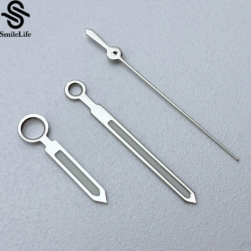 Smilelife nh35 серебряные стрелки зеленого цвета - Фотография_3