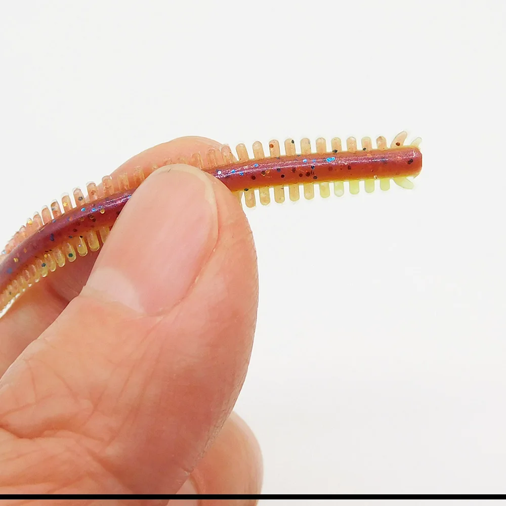 Рыболовная приманка esfishing scolopendra soft worm 95 мм - Фотография_5