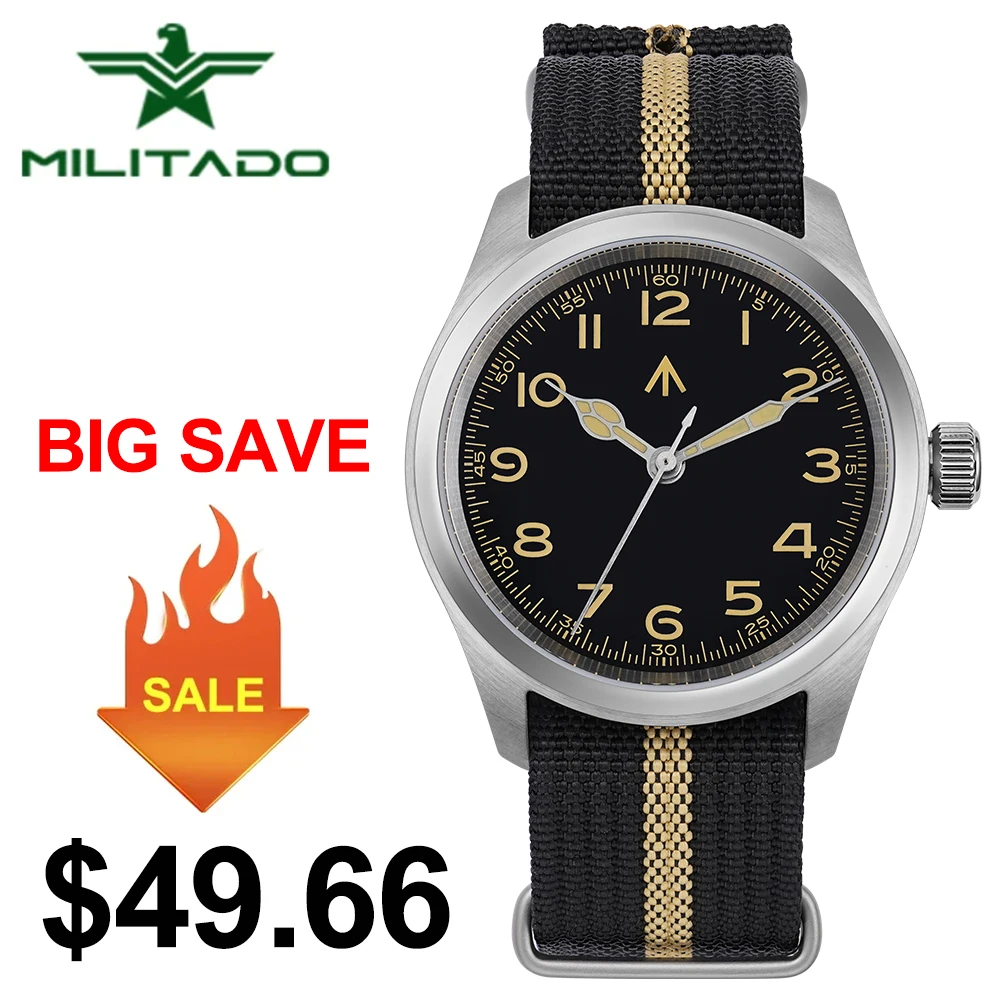 Militado ml08 мужские военные часы