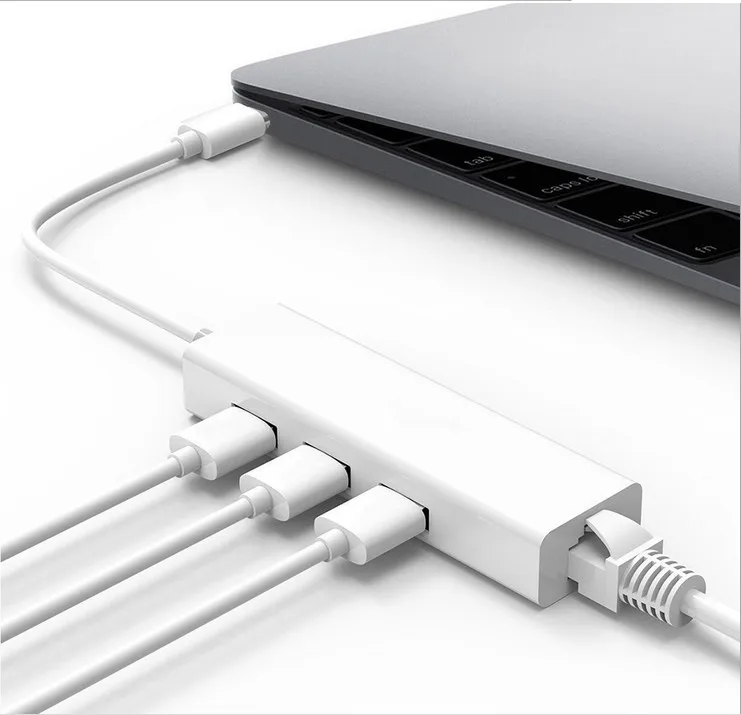 Сетевая карта usb c 100 мбит/с usb-адаптер ethernet lan 3 usb 2 - Фотография_2