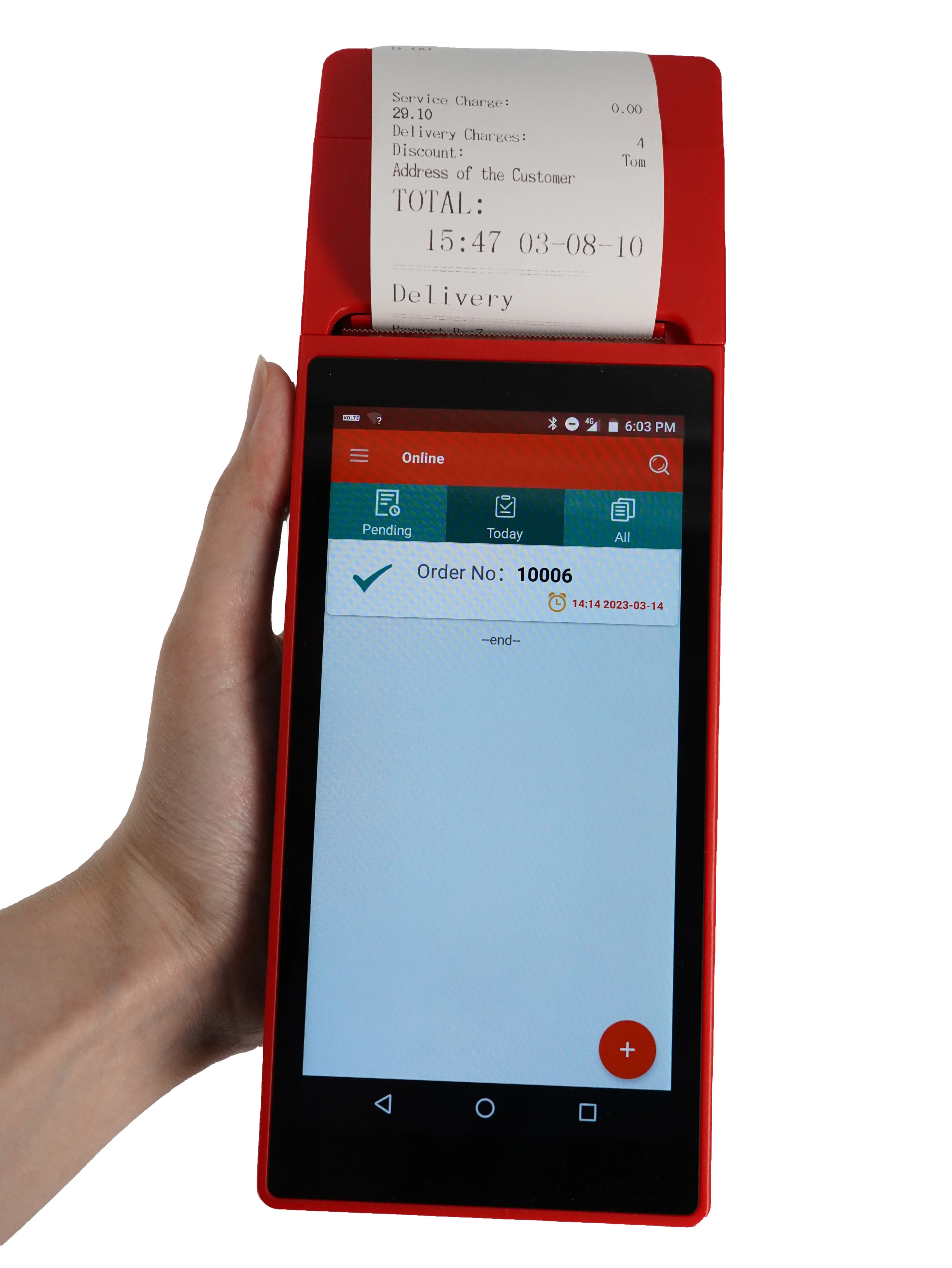 Pos-терминал android с сенсорным - Фотография_2