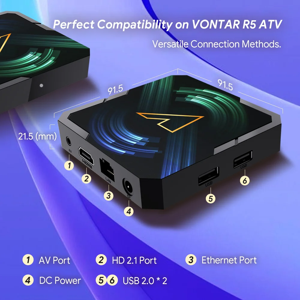 Vontar r5 atv android14 tv box - Фотография_5