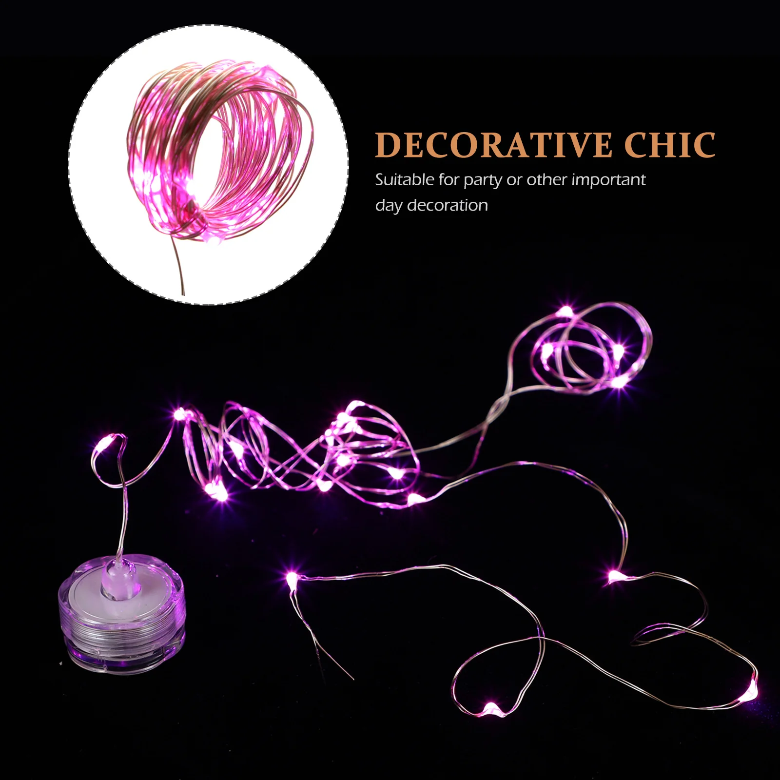 Водонепроницаемые погружные гирлянды из медной проволоки