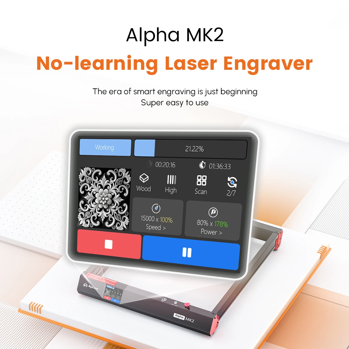 Лазерный гравер algolaser alpha mk2 - Фотография_2