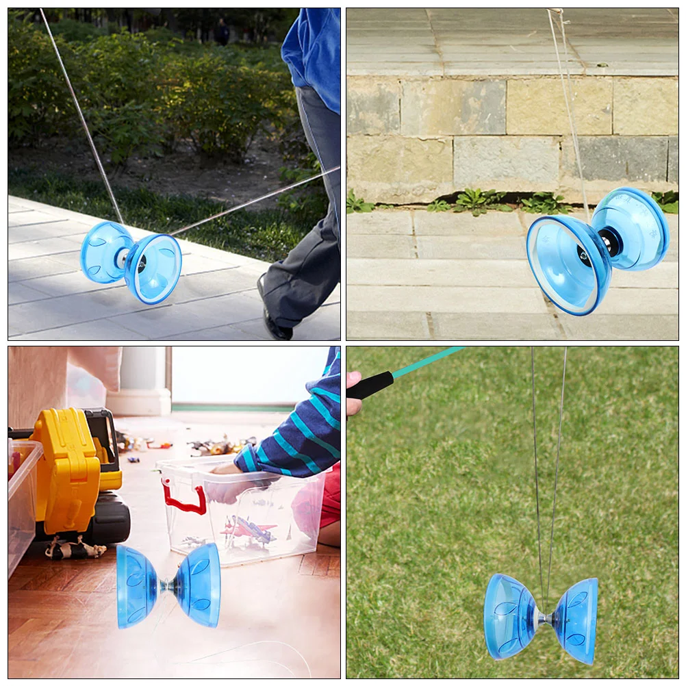 1 комплект, прозрачные игрушки diabolo yoyo на открытом воздухе - Фотография_5