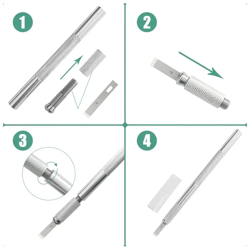 20pcs4 # металлический скальпель - Фотография_6