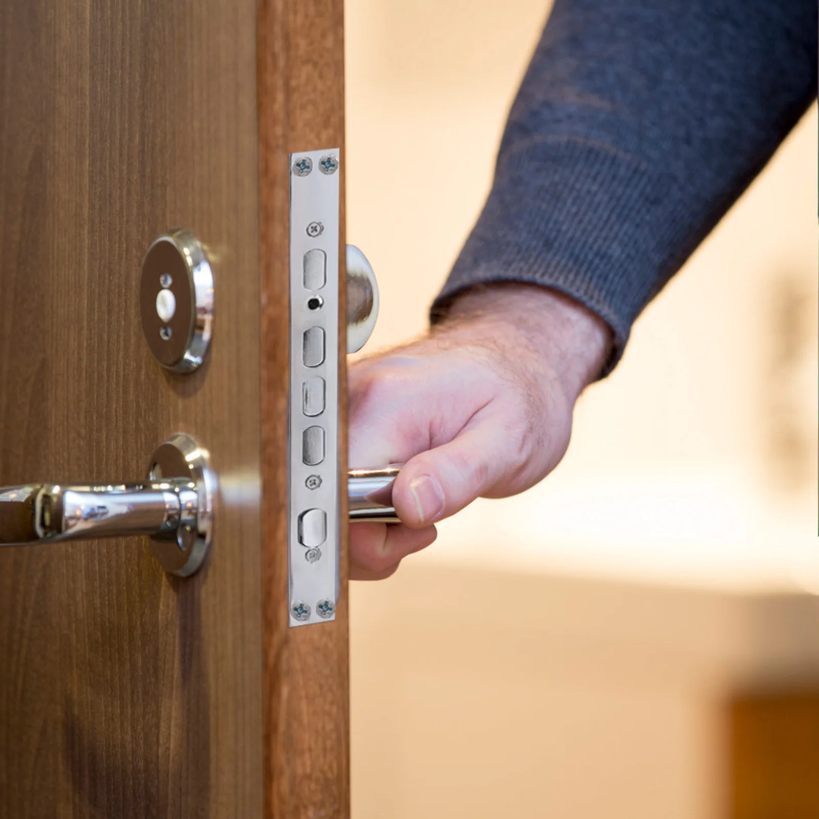 Противоугонный дверной замок из сплава - Фотография_5