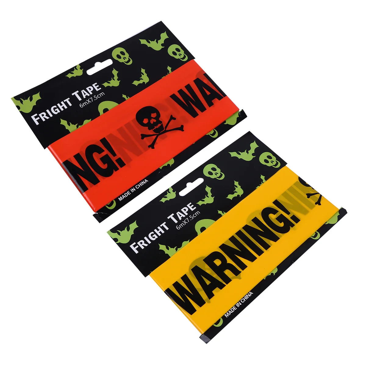 Ярко-желтый оранжевый барьерная лента для хэллоуина