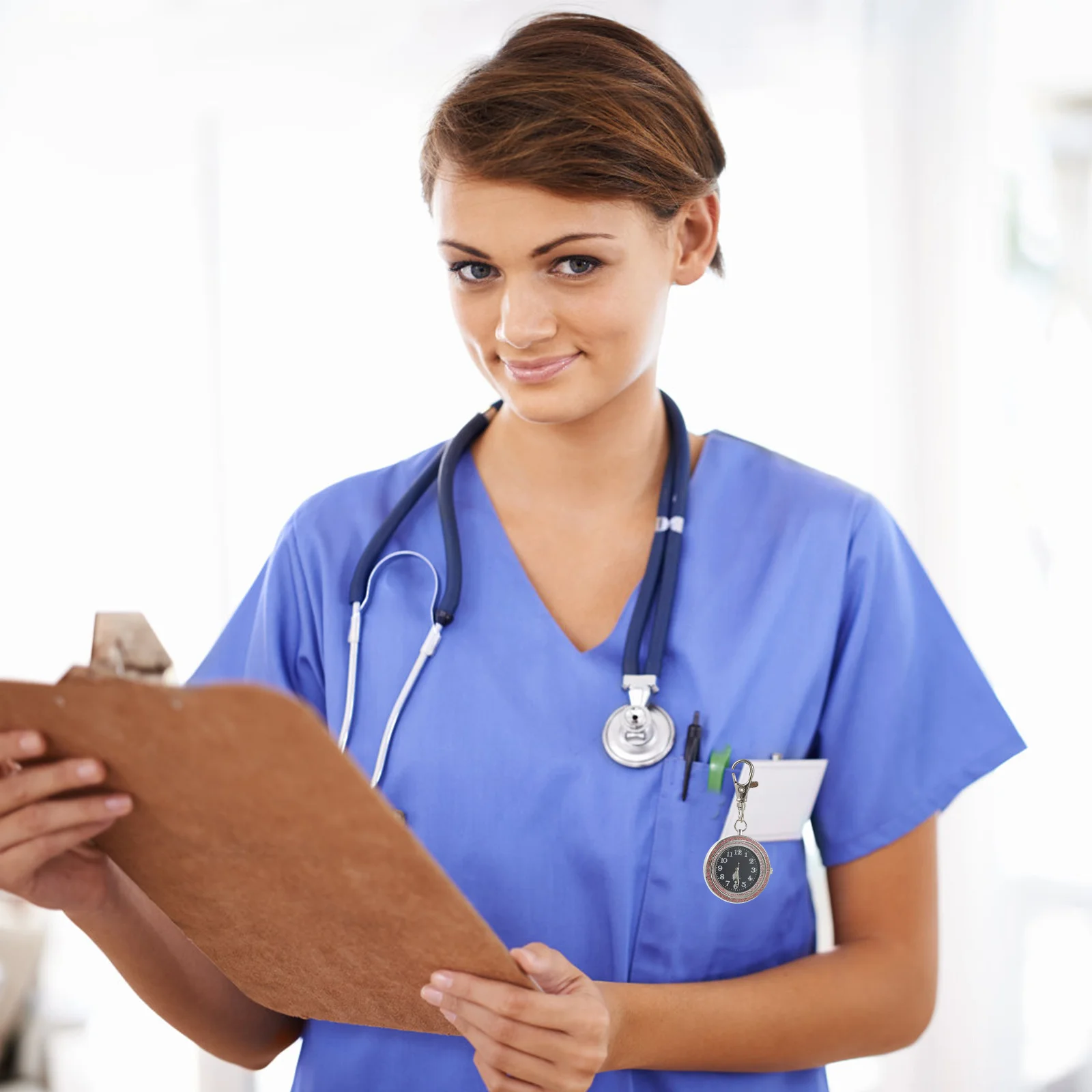 Кварцевые карманные часы с большим - Фотография_6