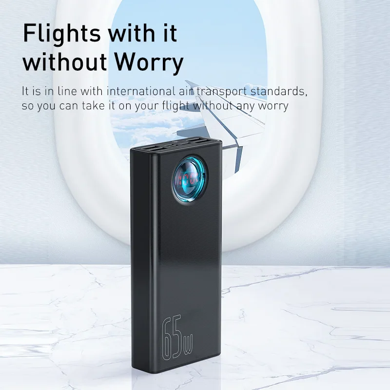 Power bank baseus 65w 30000mah - Фотография_6