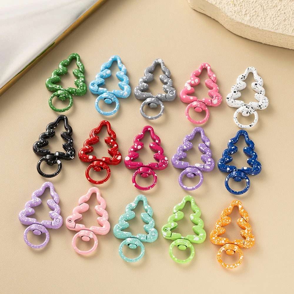 Металлическое многоцветное кольцо для рождественской елки - Фотография_2