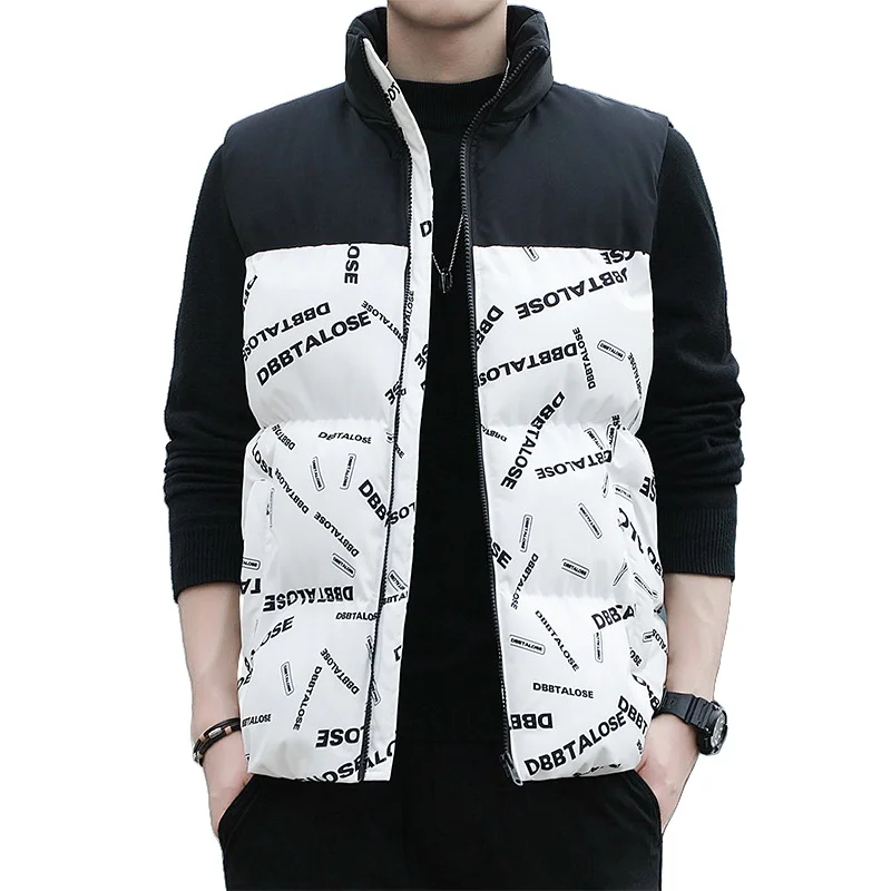 Осенне-зимний стеганый жилет для мужчин - Фотография_3