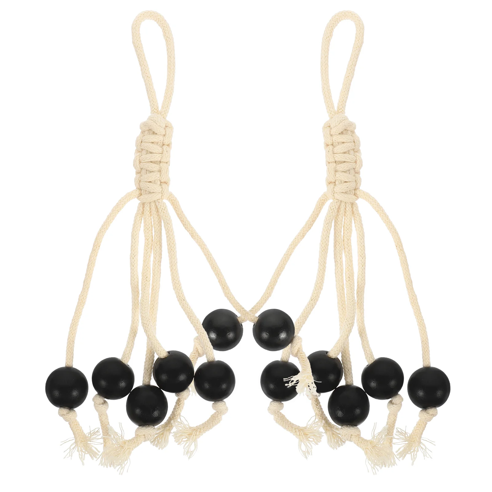 Вешалка ручной работы из хлопчатобумажной веревки и банана - Фотография_4