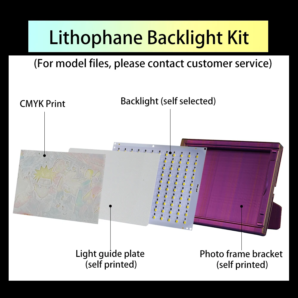 Для bambu lab литофановая светодиодная - Фотография_6
