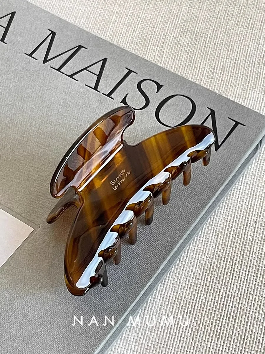 Новая женская ретро корейская ацетатная заколка для волос - Фотография_3