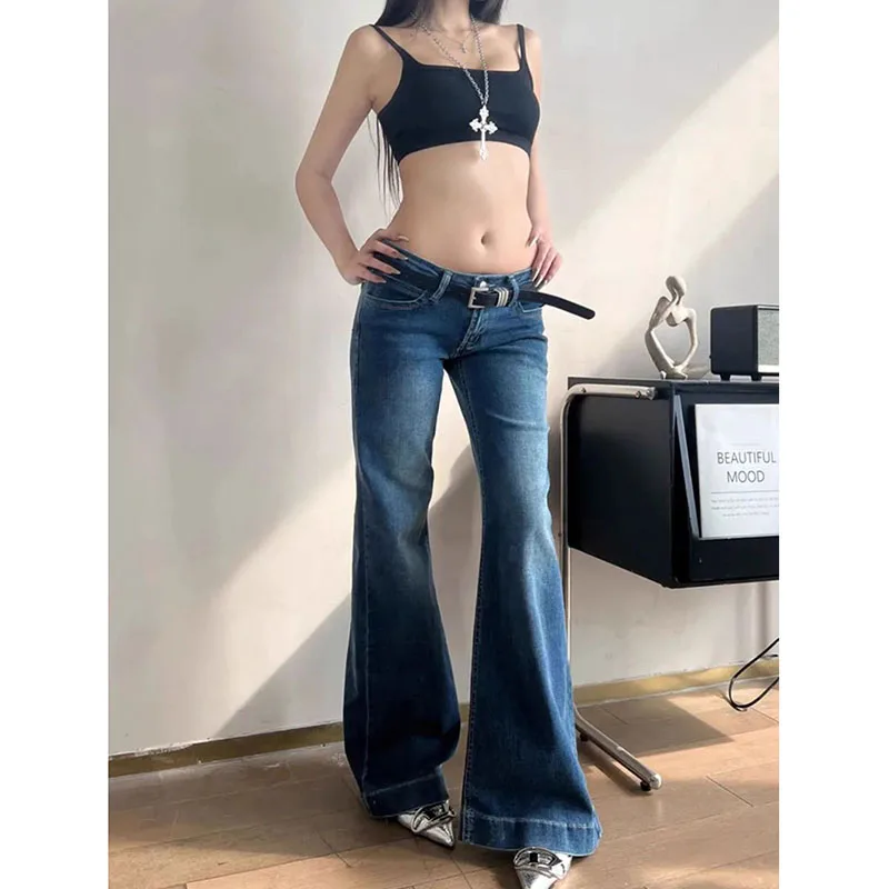 Lucyever y2k уличная одежда джинсы - Фотография_3
