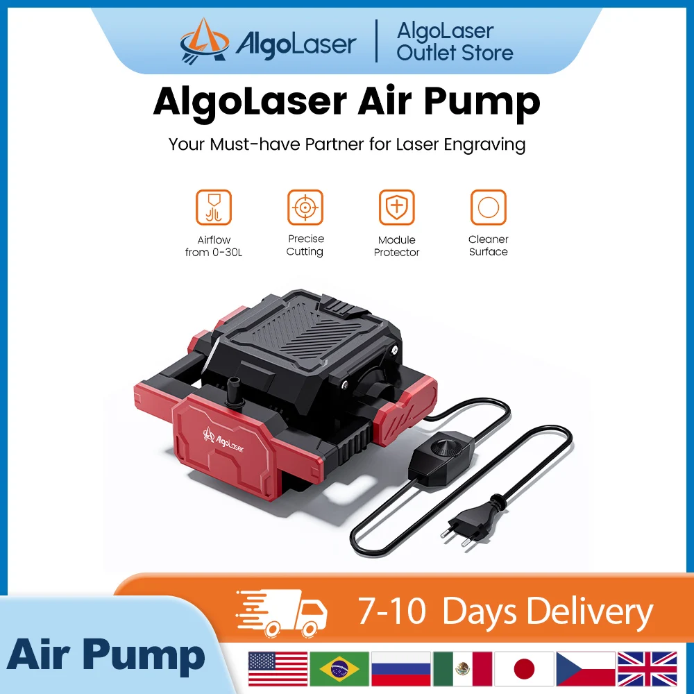 Для лазерного гравера algolaser 30l воздушный насос alap-30l 1