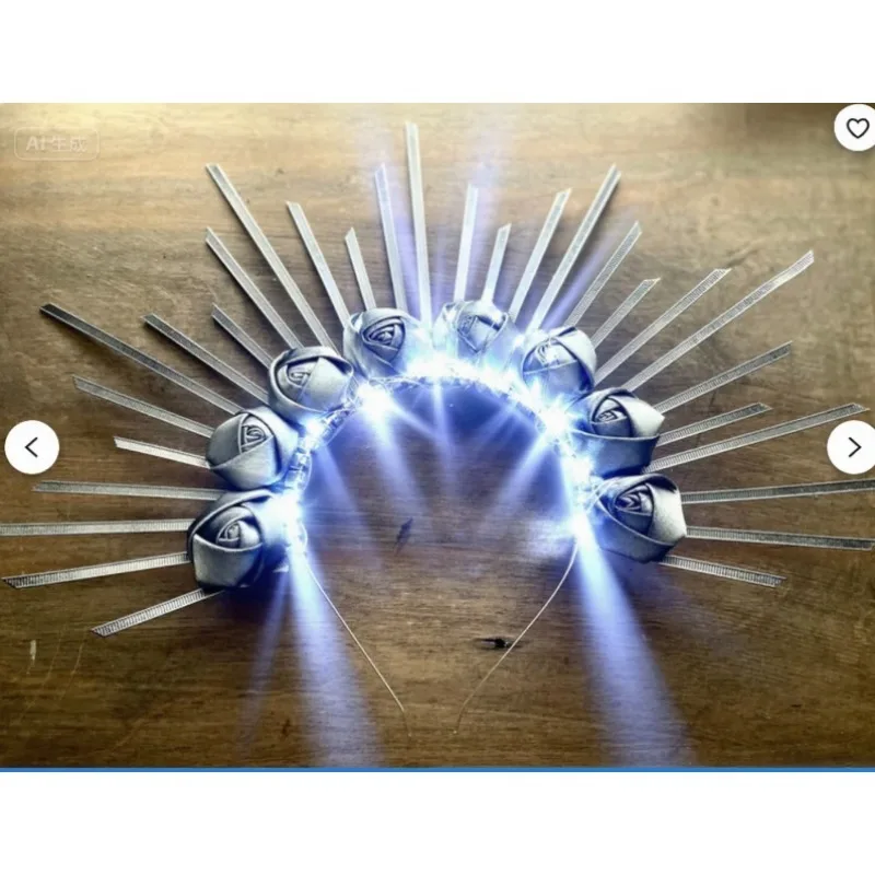 Корона с подсветкой из атласной - Фотография_5