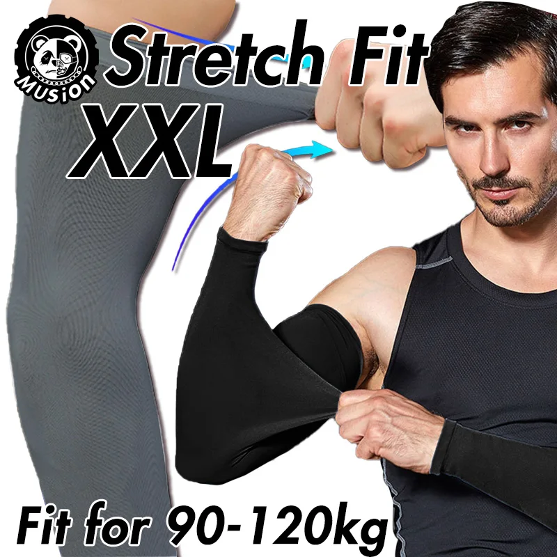 Удлиненные и расширенные рукава для защиты от солнца xxl fat man upf50 +