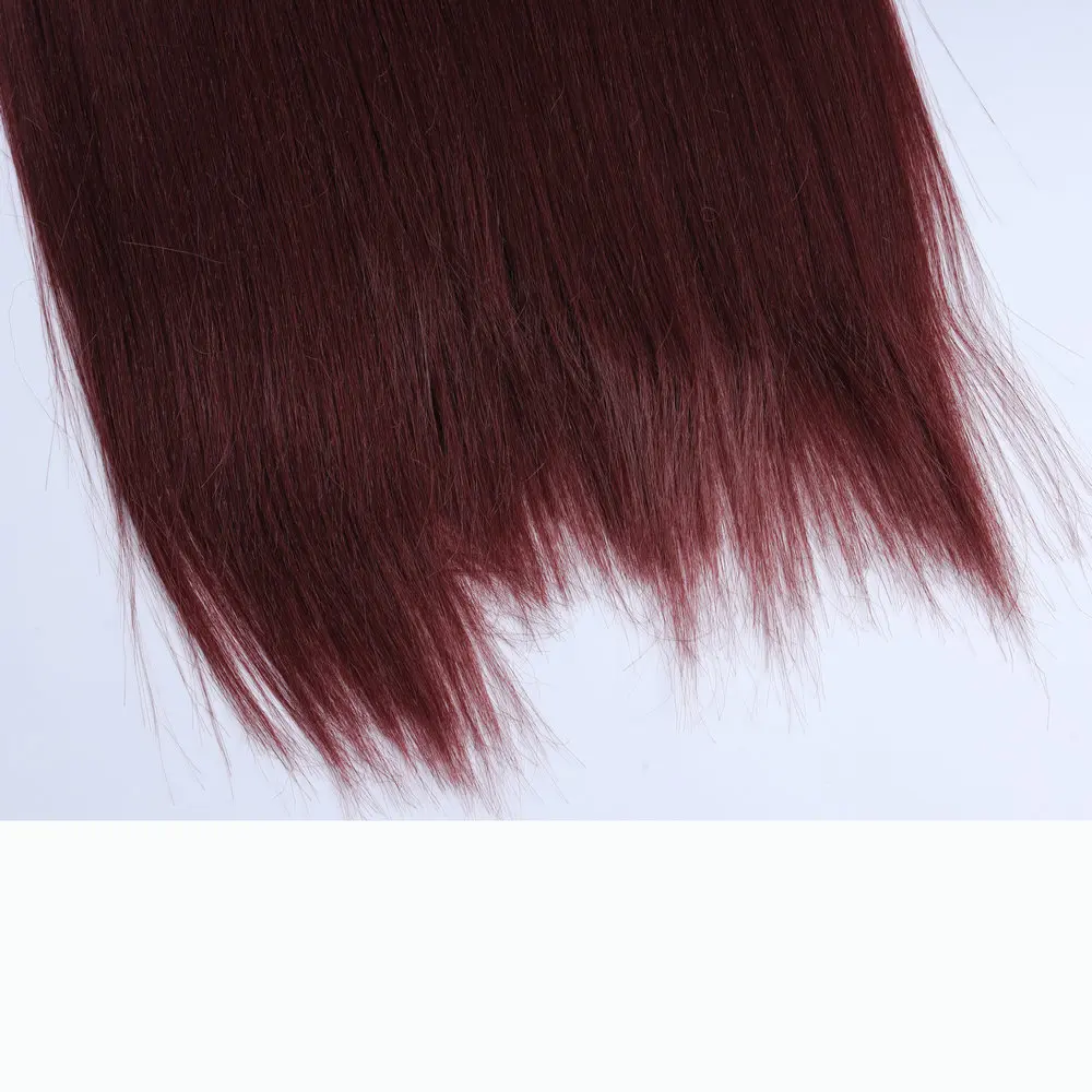 Плетение волос винного цвета - Фотография_3