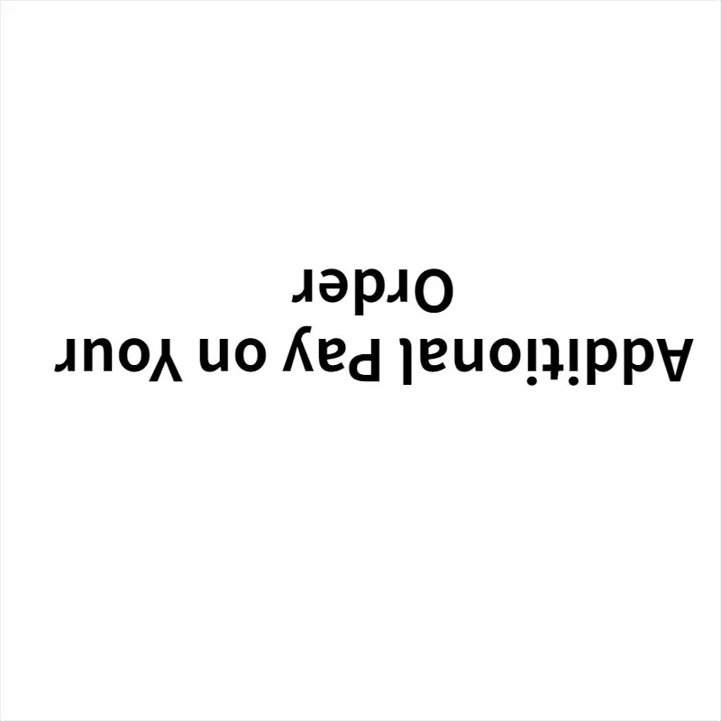 Дополнительная оплата вашего заказа